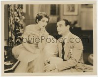 6w0276 LADY OF CHANCE 8x10.25 still 1928 con woman gambler Norma Shearer on Lowell Sherman's desk!