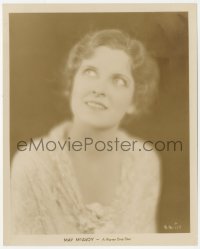 6w0326 MAY McAVOY 8x10 still 1928 pretty head & shoulders portrait for Caught in the Fog!