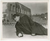 6w0354 ODD MAN OUT 8.25x10 still 1947 wounded James Mason laying on street, directed by Carol Reed!