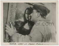 6w0445 THEFT OF THE MONA LISA 8x10.25 still 1932 great close up of Willi Forst stealing painting!