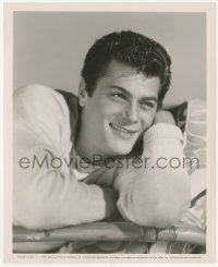 6w0451 TONY CURTIS 8.25x10 still 1951 great smiling portrait at Universal Pictures!