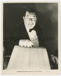 6w0474 WARNER OLAND 8x10 still 1932 great portrait as Asian detective in Charlie Chan's Chance!