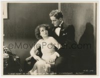 6w0484 WILD PARTY 7.75x9.75 still 1929 Clara Bow tells Phillips Holmes she wants to be alone!