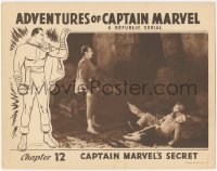 6w0756 ADVENTURES OF CAPTAIN MARVEL chapter 12 LC 1941 Tom Tyler in costume, Captain Marvel's Secret!