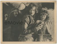 6w0760 ADVENTURES OF ROBINSON CRUSOE chapter 6 LC 1922 Harry Myers protecting Gertrude Olmstead!