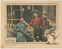 6w0785 BACK FIRE LC 1922 Jack Hoxie as Lightning Carson accused of being a bandit, ultra rare!