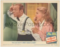 6w0789 BARKLEYS OF BROADWAY LC #2 1949 pretty Ginger Rogers is sorry for hurting Fred Astaire!