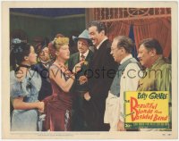 6w0796 BEAUTIFUL BLONDE FROM BASHFUL BEND LC #4 1949 c/u of Betty Grable scolding Cesar Romero!