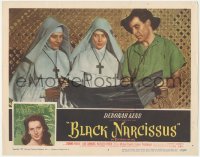 6w0806 BLACK NARCISSUS LC #5 1947 Powell & Pressburger, Deborah Kerr, Kathleen Byron & David Farrar!