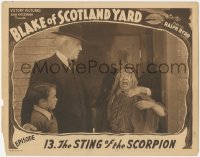 6w0809 BLAKE OF SCOTLAND YARD chapter 13 LC 1937 Byrd detective serial, Sting of the Scorpion!