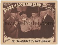 6w0808 BLAKE OF SCOTLAND YARD chapter 12 LC 1937 Ralph Byrd detective serial, Roofs of Lime House!