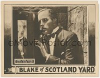 6w0807 BLAKE OF SCOTLAND YARD chapter 8 LC 1927 Hayden Stevenson sneaking around, Into the Web!