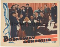 6w0824 BROADWAY GONDOLIER LC 1935 crowd gathers around Dick Powell & frazzled Joan Blondell!