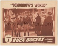 6w0828 BUCK ROGERS chapter 1 LC 1939 Buster Crabbe, Universal sci-fi serial, Tomorrow's World!