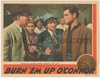 6w0830 BURN 'EM UP O'CONNOR LC 1939 Harry Carey & Tom Neal with evidence of murder!