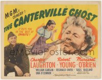 6w0536 CANTERVILLE GHOST TC 1944 Margaret O'Brien w/ spirit Charles Laughton & soldier Robert Young!