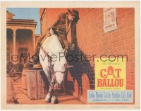6w0842 CAT BALLOU LC 1965 great image of drunk gunfighter Lee Marvin, who can't stay on his horse!