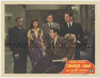 6w0848 CHARLIE CHAN IN THE SECRET SERVICE LC 1944 Mantan Moreland & Benson Fong w/guy in wheelchair!