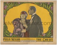 6w0851 CHEAT LC 1923 Jack Holt stares at disdainful Pola Negri, lost film!