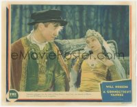 6w0856 CONNECTICUT YANKEE LC 1931 great c/u of Will Rogers staring at Myrna Loy as Morgan le Fay!