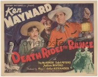 6w0554 DEATH RIDES THE RANGE TC 1940 cowboy Ken Maynard in cave with sidekick Julian Rivero!