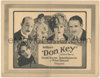 6w0561 DON KEY TC 1926 James Finlayson, Stan Laurel, A Son of Burro, parody of Don Q, ultra rare!