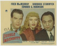 6w0901 DOUBLE INDEMNITY LC #1 1944 Billy Wilder, Barbara Stanwyck, Fred MacMurray, Edward G Robinson