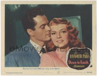 6w0904 DOWN TO EARTH LC #7 1946 Larry Parks is the 2001st man sexy Rita Hayworth has kissed!