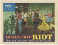 6w0908 DRAGSTRIP RIOT LC #2 1958 teens dancing at party, classic biker gang border artwork!
