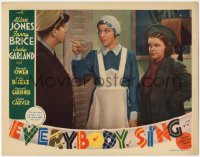 6w0916 EVERYBODY SING LC 1938 great close up of young Judy Garland & angry Fanny Brice!