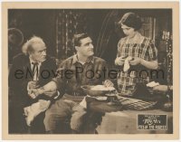6w0917 EYES OF THE FOREST LC 1923 Pauline Starke & older man tend to happy Tom Mix's wounds!