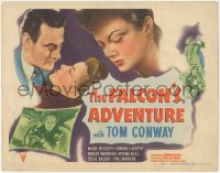 6w0575 FALCON'S ADVENTURE TC 1946 detective Tom Conway as The Falcon in action!