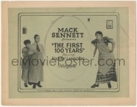 6w0578 FIRST 100 YEARS TC 1924 Harry Langdon, Louise Carver, Alice Day, Mack Sennett comedy, rare!