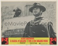 6w0938 FISTFUL OF DOLLARS/FOR A FEW DOLLARS MORE LC #3 1969 best close up of Clint Eastwood w/cigar!
