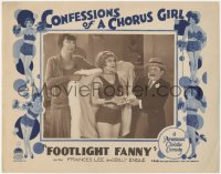 6w0945 FOOTLIGHT FANNY LC 1929 Frances Lee & Billy Engle, Confessions of a Chorus Girl series, rare!