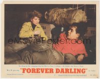 6w0948 FOREVER DARLING LC #5 1956 Lucille Ball wakes Desi Arnaz when she hears a bear near camp!