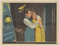 6w0956 FROZEN GHOST LC 1944 creepy Martin Kosleck grabs frightened Elena Verdugo from behind!