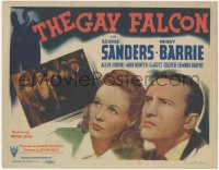 6w0585 GAY FALCON TC 1941 detective George Sanders, Wendy Barrie, Allen Jenkins, mystery!