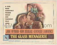 6w0592 GLASS MENAGERIE TC 1950 Jane Wyman thinks she loves Kirk Douglas, Tennessee Williams!