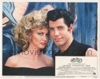 6w0970 GREASE LC #6 1978 best close up of John Travolta & Olivia Newton-John at the movie's climax!