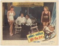 6w0997 HIT THE ICE LC #3 R1949 Bud Abbott & Lou Costello with two sexy girls wearing swimsuits!