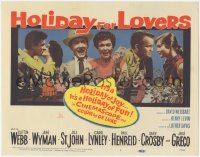 6w0607 HOLIDAY FOR LOVERS TC 1959 Jane Wyman, Jill St. John & Carol Lynley steal kisses in Brazil!