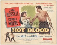 6w0608 HOT BLOOD TC 1956 barechested Cornel Wilde & Jane Russell, Nicholas Ray directed!