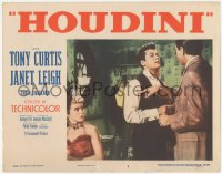 6w1002 HOUDINI LC #7 1953 Tony Curtis as the famous magician + his sexy assistant Janet Leigh!