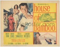 6w0609 HOUSE OF BAMBOO TC R1961 Sam Fuller, artwork of Robert Ryan, sexy Shirley Yamaguchi!
