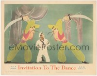 6w1031 INVITATION TO THE DANCE LC #6 1956 great image of Gene Kelly with cartoon guys with scimitars!