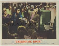 6w1035 JAILHOUSE ROCK LC #2 1957 Elvis Presley didn't mean to kill this tough & go to prison!
