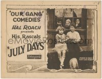 6w0620 JULY DAYS TC 1923 Joe Cobb, Mary Kornman, Mickey Daniels & Our Gang kids, ultra rare!