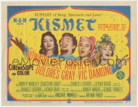 6w0621 KISMET TC 1957 Howard Keel, Ann Blyth, ecstasy of song, spectacle & love!