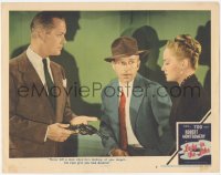 6w1060 LADY IN THE LAKE LC #6 1947 Robert Montgomery gives Nolan & Totter lessons on killing!